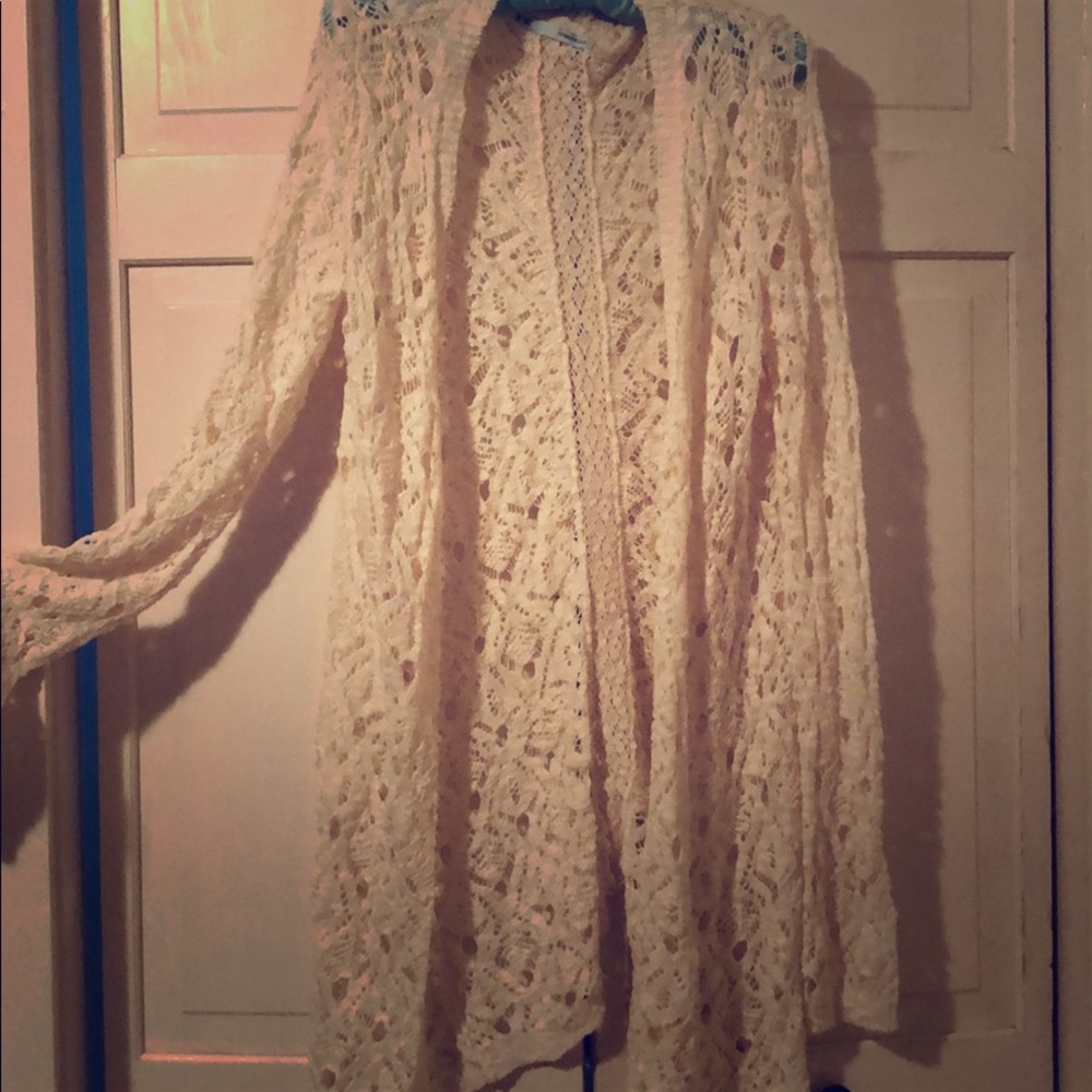 Crocheted cardigan, Light weight